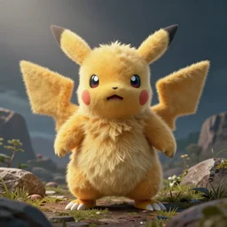 a psy type pokemon woolly by beeple by Raffaello Sanzi and Chao Teng Zhao centered, artstation, smooth, sharp focus, octane render, 3d overlay composition Yoji Shinkawa and Hyung-tae Kim