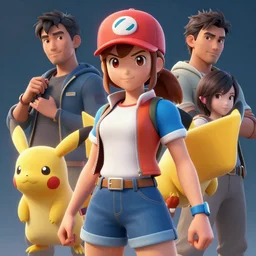a beautiful portrait of a female pokemon trainer. character design by cory loftis, fenghua zhong, ryohei hase, ismail inceoglu and ruan jia. artstation, volumetric light, detailed, photorealistic, fantasy, rendered in octane