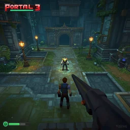 portal 3 leaked screenshot game by valve, with watermark
