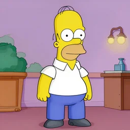 homer simpson pencil exaggerated caricature