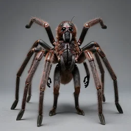 Portrait of Handsome Spider Cryptid Model Standing, the humanoid. willian murai Pete Mohrbacher Raymond Swanlandy todd lockwood marc simonetti stephan matiniere Lamin Martin.