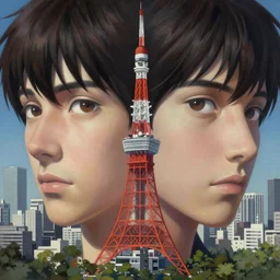 ultra realist soft painting render of Akiraneo tokyo  world, symmetry accurate features, very intricate details, volumetric lighting, by Katsuhiro Otomo