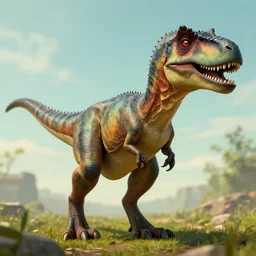 velociraptor portrait by evgeny lushpin