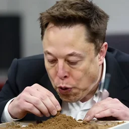 CCTV Footage elon musk eating dirt