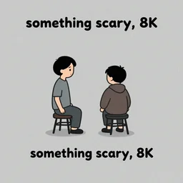 “something scary, 8K”