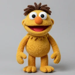 tobey flenderson as a muppet. highly detailed felt. hyper real photo. 4 k.