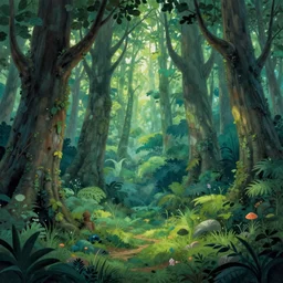 an enchanted forest by james gurney