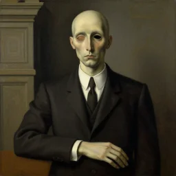 surrealist painting of a lost soul in the style of rene magritte, artstation, estilo greg rutkowski