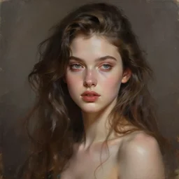 perfectly - portrait of a beautiful female dream character, intricate, highly detailed, digital painting, loose brush strokes, realistic shaded lighting, artstation, concept art, smooth, sharp focus, illustration, realism, oil painting, unreal engine 5, 8 k, art by sam spratt and peter mohrbacher