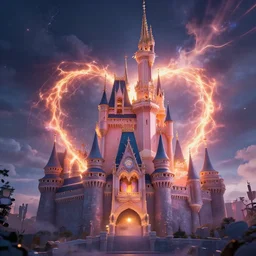 deep is my heart the magical castle thunderous dreams explore infinity, hyper realism volumetric lighting