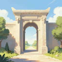 A beautiful artwork illustration, an entrance across dimensions, featured on artstation, wide angle, vertical orientation