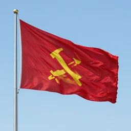 mars communist party flag