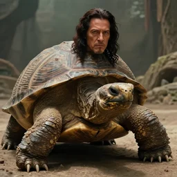 film still of ( ( ( ( danny trejo ) ) ) ) as an ancient tortoise human hybrid in a fantasy movie