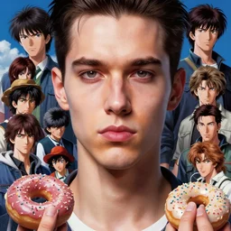 🍩🌤🤐🤐🤬🤬, professional photography, highly detailed, stunning lighting, artstation, realistic face and anatomy, by akira toriyama and ilya kuvshinov and takehiko inoue and kim jung gi and karl kopinski and thomas kinkade and greg rutkowski