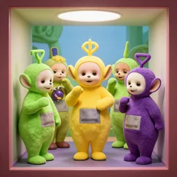 teletubbies trapped inside the backrooms