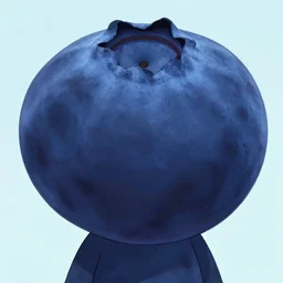 halle berry is a giant blueberry, head as a round berry, berry body, merged, animation pixar style, shaded lighting poster by magali villeneuve, artgerm, jeremy lipkin and michael garmash, rob rey and kentaro miura style, trending on art station