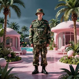 vaporwave resort balenciaga military, hot topic, decora inspired, visual art