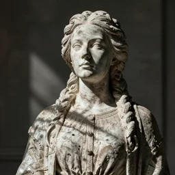 statue of cate blanchet as Virginia Mary