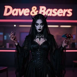 satanic ritual at the dave & busters, photography, realism, cinematic