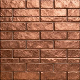 copper brick texture material, high definition, high detail, 8k, photorealistic