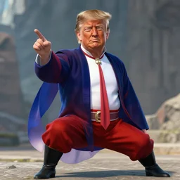 donald trump as an air bender