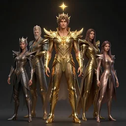 full body portrait of daniel sharman as a magical star guardian. detailed face, concept art, intricate, highly detailed 8 k, smooth, sharp focus, handsome and aesthetic shape of face and body, artgerm, artstation, art by zexi guo and nira and junpei suzuki and gharliera and rinotuna