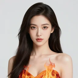 Full Portrait of the goddess of fire