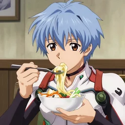 rei ayanami eats shinji ikari
