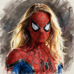 spider - man drawn by quinton hoover,