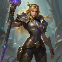 Cara Delevingne as a League of Legends champion. Digital Art. Trending on ArtStation
