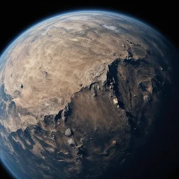 huge planet surface, rocks, sublime landscape, 4k