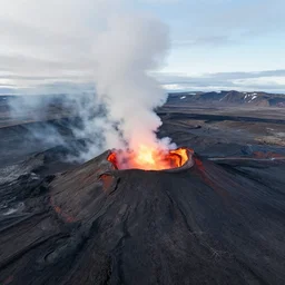 I flew my drone over an active volcano in Iceland and there are the incredible pictures I took