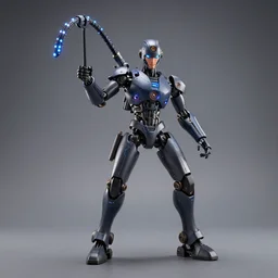 a cybertronic simon belmont with whip with leds