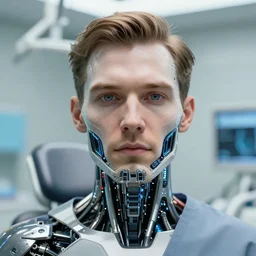 a highly detailed cybernetic portrait of a dentist, james gurney, james jean