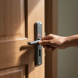 wikihow how to open a door