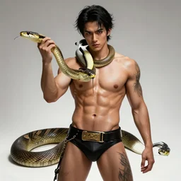 sexy snake man.