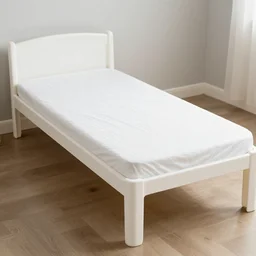 a plastic bed, realistic, detailed