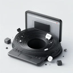 a little desktop blackhole of information, highly detailed, beautiful