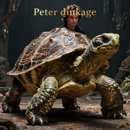 film still of ( ( ( ( ( ( ( peter dinklage ) ) ) ) ) ) ) as an ancient!!!! tortoise!!!! human hybrid, scaly skin and shell in a fantasy movie