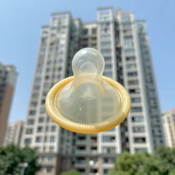 a condom in a condominium, award winning photo