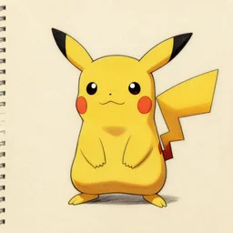 Pokemon Drawing by Leonardo Da Vinci