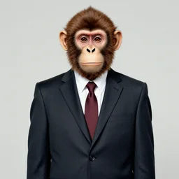 monkey in suit by zdzislaw beksinski