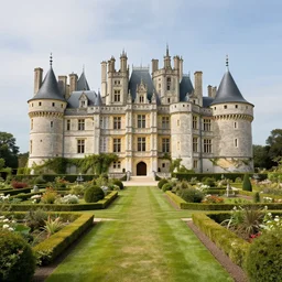 a castle within a garden, realistic, photo studio, HDR, 8k, trending on artstation