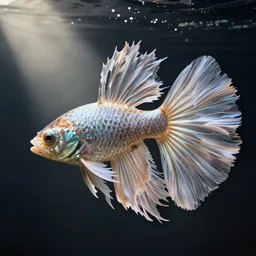 fish made of feathers
