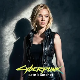 cate blanchet , cyberpunk
