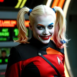 harley quinn in the tv series star trek : the next generation, film still, 1 9 9 2 high definition