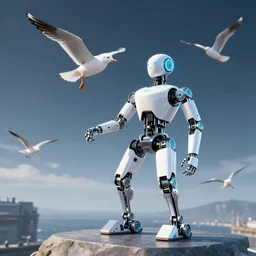 robotic cyber seagulls