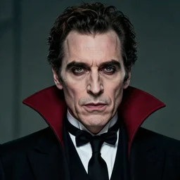 john c reilly as a vampire, highly detailed, trending