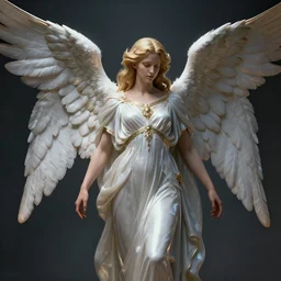 biblically accurate angel, volumetric lighting, HDR, polished, micro details, ray tracing, 8k