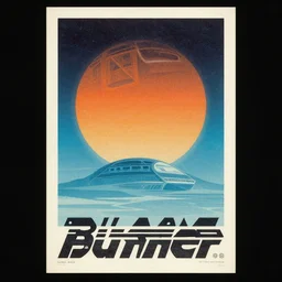 poster art, movie poster, retrofuturism, sci - fi, textured, paper texture, blade runner by saul bass, and paul rand, rick deckard holding a gun in the rain, dark city full of skyscrapers, neon lights, night, flying cars, rain